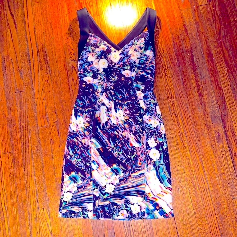 Cross Cross Back Fitted Dress